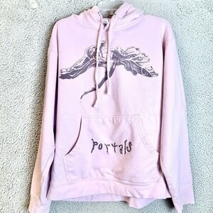 Melanie Martinez Portals Concert Tour Hoodie Pink Sweatshirt Merch Size Large